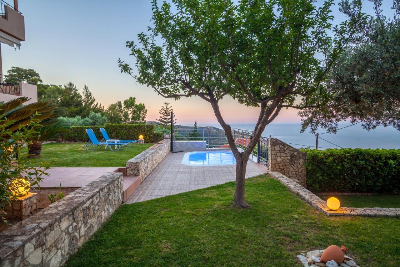 Panorama Traditional House With Private Pool Rodhiá Exterior foto
