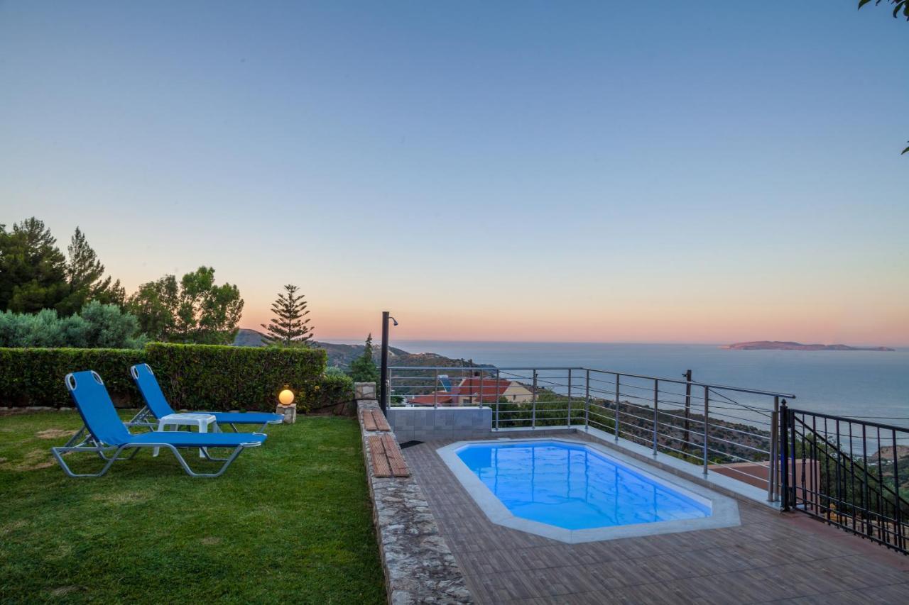 Panorama Traditional House With Private Pool Rodhiá Exterior foto