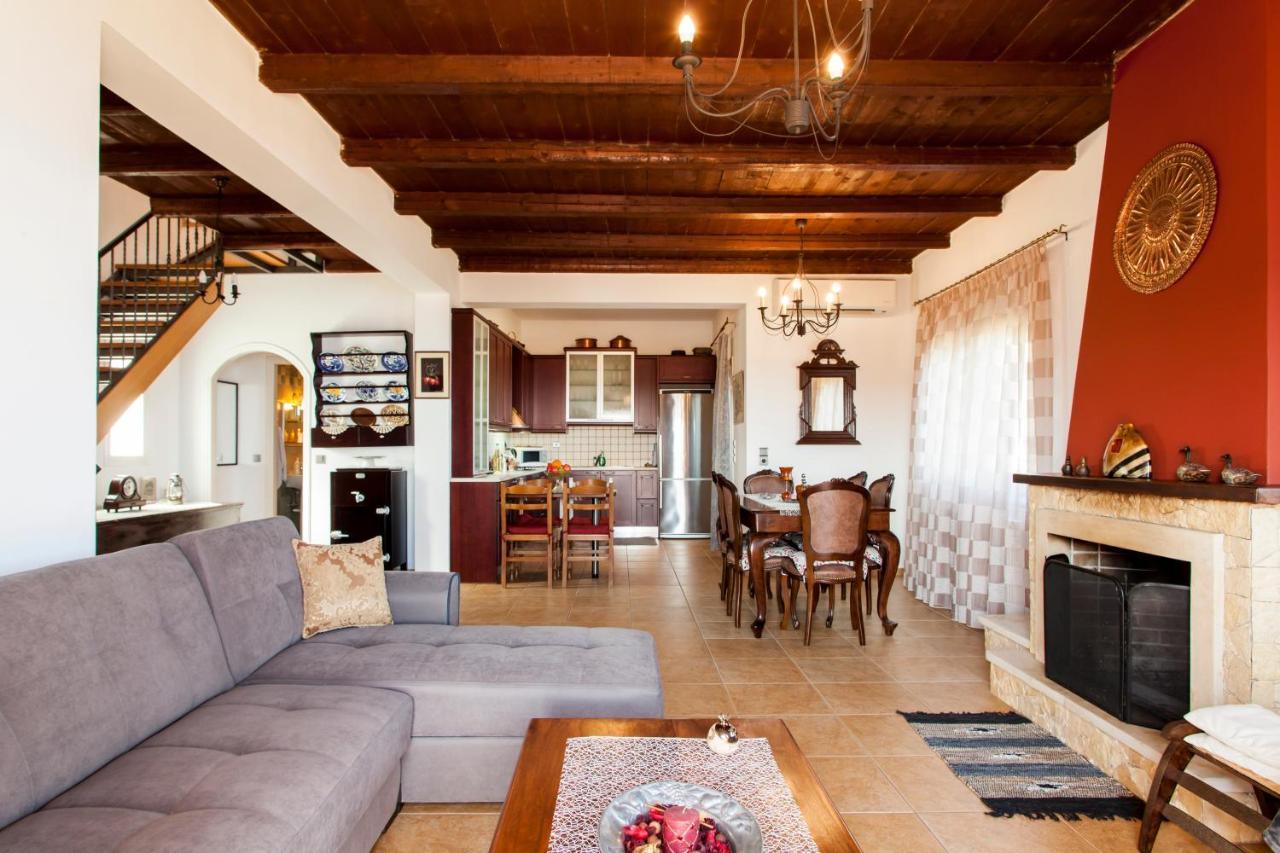 Panorama Traditional House With Private Pool Rodhiá Exterior foto